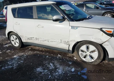 2016 Kia Soul Ev + из США, поврежденный, VIN KNDJX3AE5G7011492